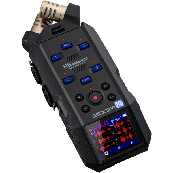 Zoom H6essential, Recorder audio portabil 6 canale, 32-bit float, cu microfoane X/Y