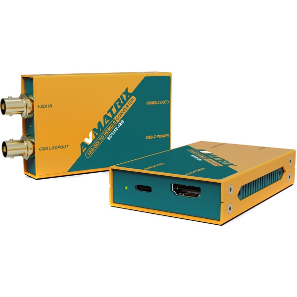 AVMatrix SC1112-12G, Convertor semnal 12G-SDI la HDMI 2.0, 4K