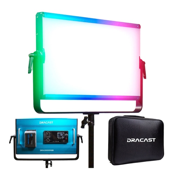 Dracast X Series LED2000, Panou LED RGB, 51.3 x 31 cm, 120W