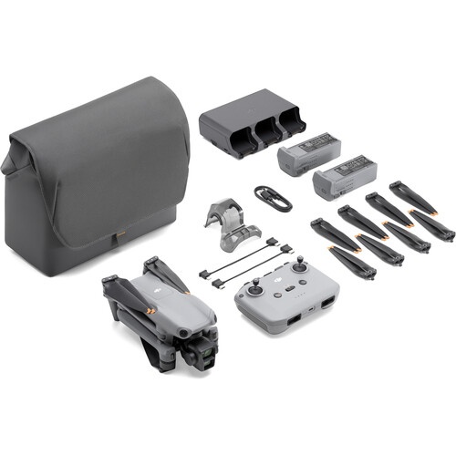 Dronă DJI Air 3 Fly More Combo cu telecomanda RC N2