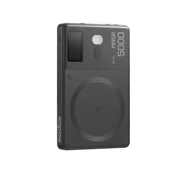 Godox MA5R Black, Lampa LED RGB, 1800-10000K, cu power bank wireless, Negru