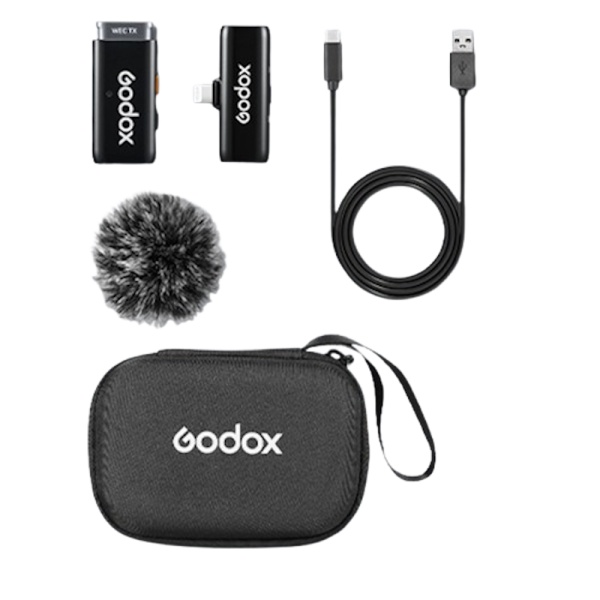 Godox WES2 K1, Sistem microfon wireless 2.4 GHz pentru telefoane cu USB-C