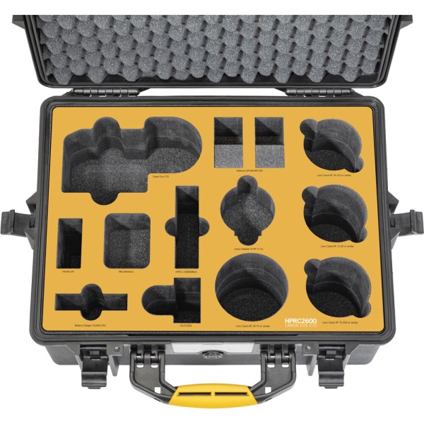 HPRC C70-2600-01, Hard Case, personalizat pentru Canon EOS C70