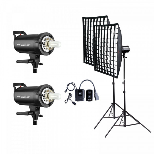 Kit Blit de studio Godox, CL-KIT-SK400