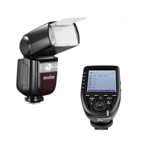 Kit Blit Godox Speedlite V860III si Transmitator X-PRO, Olympus/Panasonic