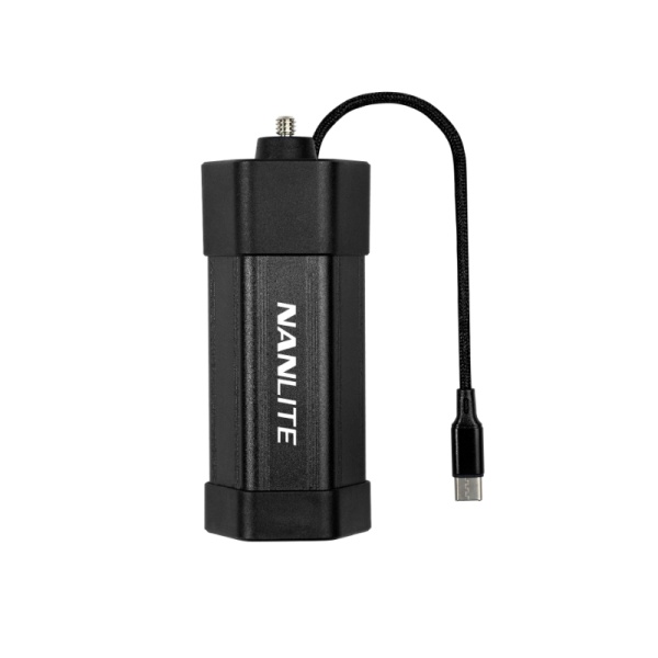 Maner (Grip) Nanlite BT-BG-F550 pentru acumulatori NP-F, compatibil cu Pavotube II 6C/LitoLite 5C