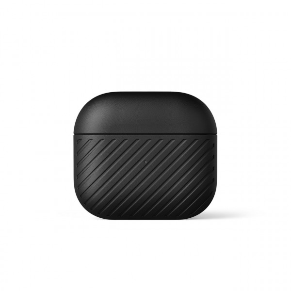 Moment, Husa Airpods Generatia 3 din piele, Black