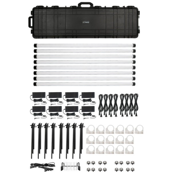 Nanlite Pavotube II 30XR Kit 8 Lampi LED RGB, 120cm, 15-2027-8KIT