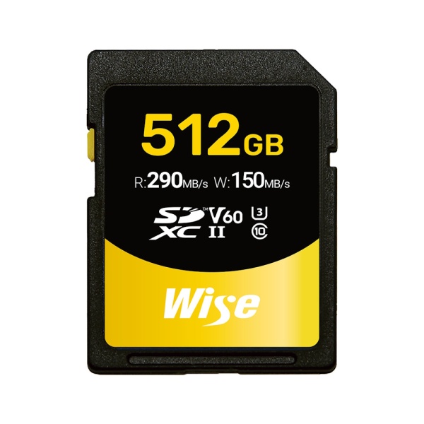 Wise SDXC, Card de memorie 512GB, R290/W150 mb/s, U3, UHS-II, V60