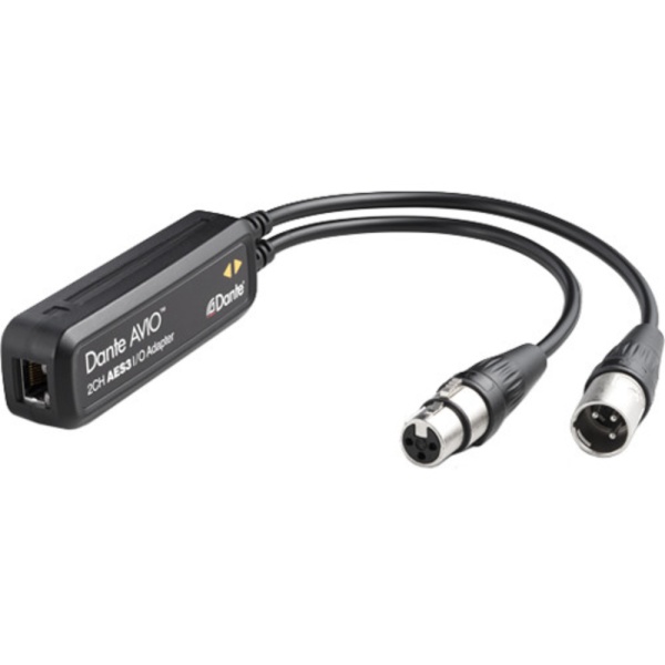 Audinate Dante AVIO ADP-AES3-AU-2X2, Adaptor I/O pentru Retele Audio Dante