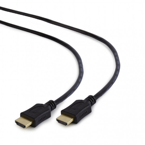Cablu video GEMBIRD, HDMI (T) la HDMI (T), 0.5m, negru, rezolutie maxima 4K