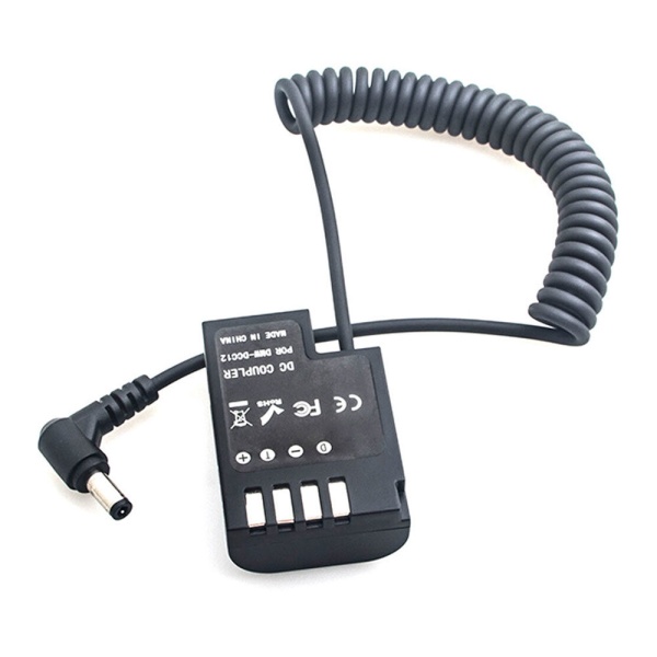 Caruba DC32, Baterie Dummy Panasonic DMW-DCC12, Full Decoding, cablu spiralat