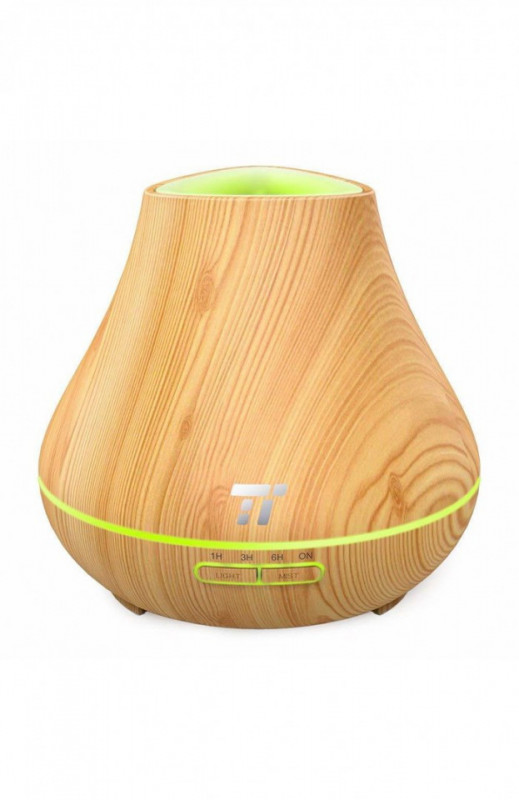Difuzor aroma terapie Taotronics TT-AD004 400ml, 13W, light grain Stejar deschis