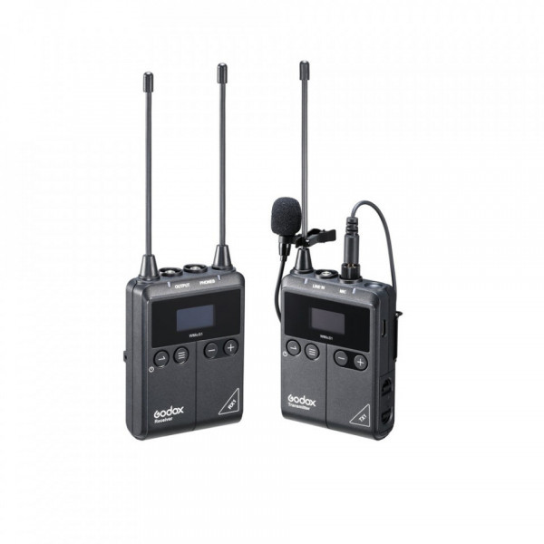 Kit lavaliera Godox Wireless UHF (1x Godox TX1 /1x Godox RX1 /1x Godox LMS 12 AXL)