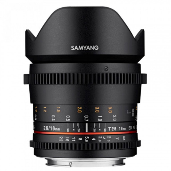 Obiectiv Samyang 16mm T2.6 ED AS UMC, Canon M