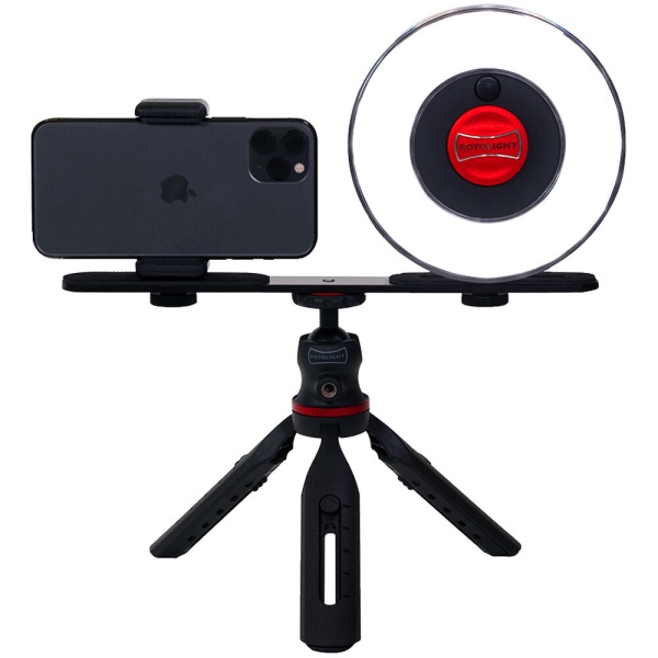 Rotolight Ultimate Vlogging Kit, Kit lampa LED Ring RL48 si accesorii