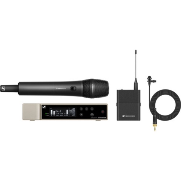 Sennheiser EW-D ME2/835-S SET, Sistem microfon wireless lavalier si handheld