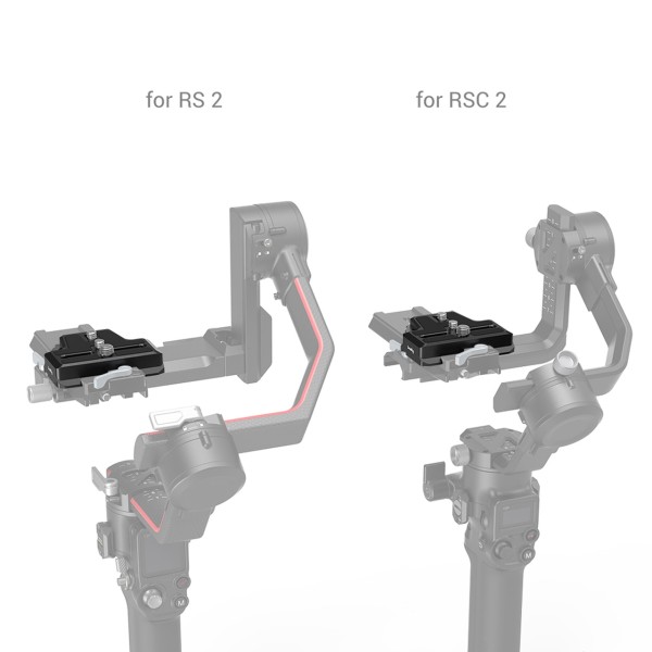 SmallRig 3162 Placă de Eliberare Rapidă Extinsă Tip Arca pentru Gimbal DJI RS 2 și RSC 2