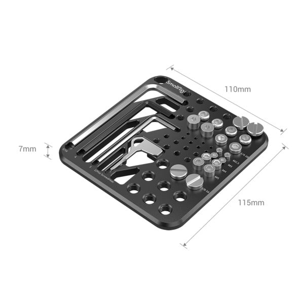 SmallRig 3184, Placa de depozitare pentru suruburi si chei hexagonale