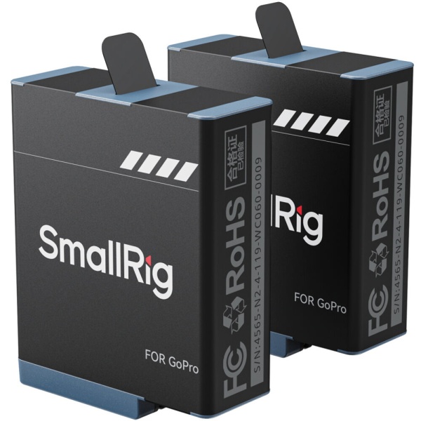 SmallRig 4960, Kit 2 acumulatori pentru GoPro HERO9 / HERO10 / HERO11 / HERO12