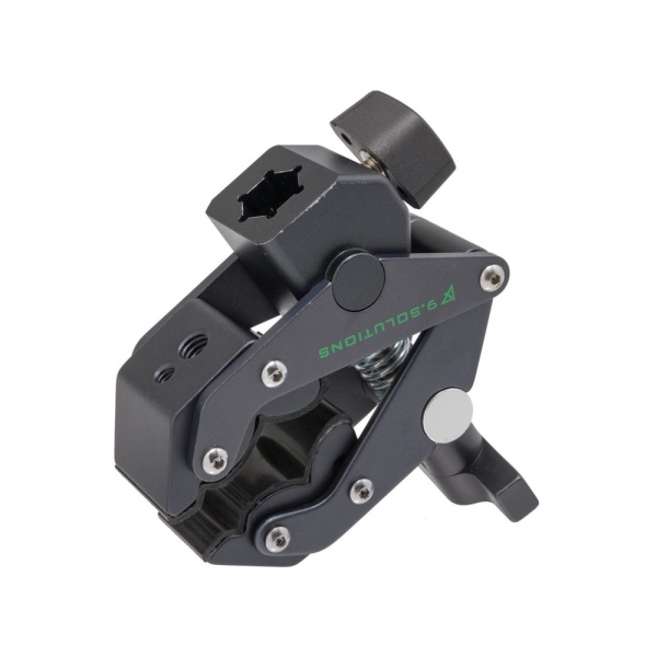 9.Solutions Savior, Clema de prindere (0-46mm) cu socket 5/8", 2x 1/4"-20, 2x 3/8"-16