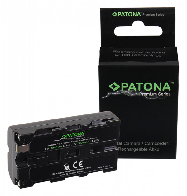 Acumulator replace PATONA Premium NP-F550, tip SONY NP-F, 3000mAh