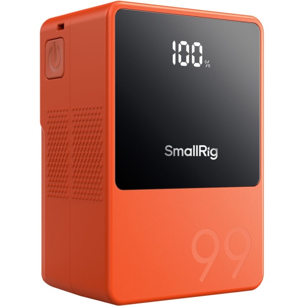 Acumulator SmallRig 4929, VB99 mini V Mount, 99Wh, Orange