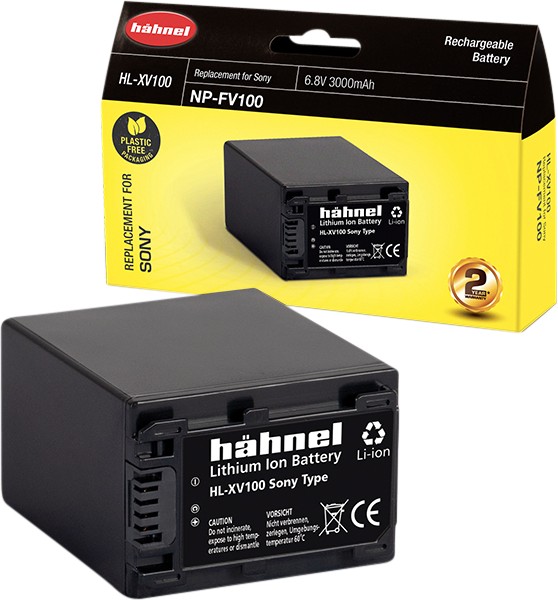 Hahnel HL-XV100, Acumulator replace pentru Sony NP-FV100