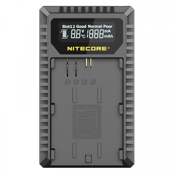 Incarcator Dual Nitecore USB compact pentru Canon LP-E6N