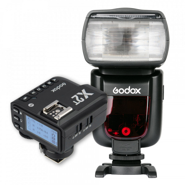 Kit Blit Godox TT685F Thinklite TTL pt camere foto Fuji cu Declansator X2