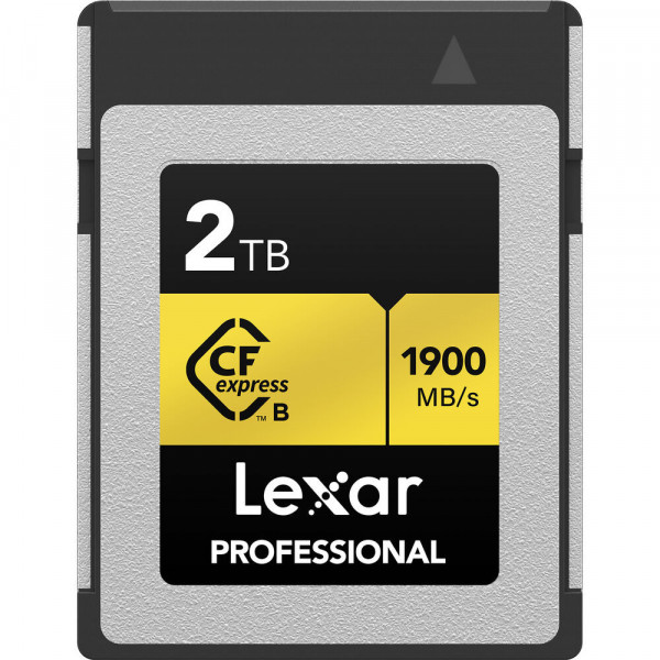 Lexar CFexpress PRO Type B, Card de Memorie 2TB, Gold Series R1900/W1500mb/s