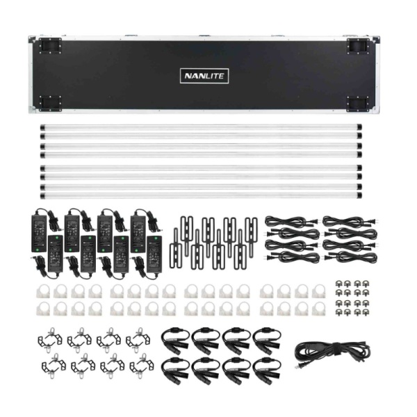 Nanlite Pavotube II 60XR Kit 8 Lampi LED RGBWW, 244cm, 15-2029-8KIT