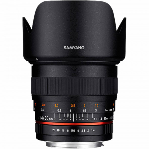 Obiectiv Samyang 50mm f/1.4 AS UMC, Canon EF