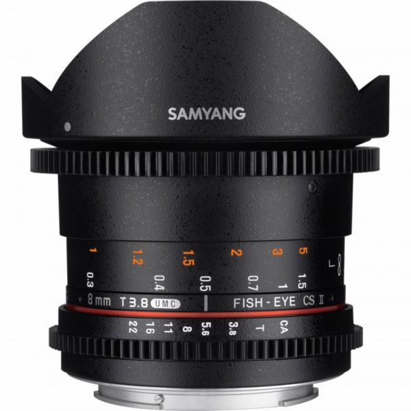 Obiectiv Samyang 8mm T3.8 VDSLR UMC Fish-Eye CS II, Canon M