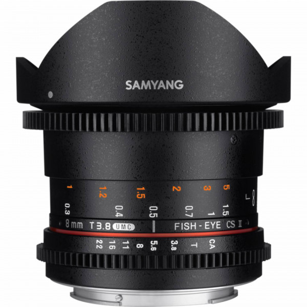 Obiectiv Samyang 8mm T3.8 VDSLR UMC Fish-Eye CS II, MFT