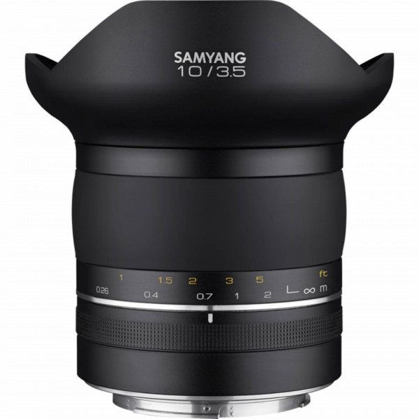 Obiectiv Samyang XP 10mm f/3.5, Canon EF