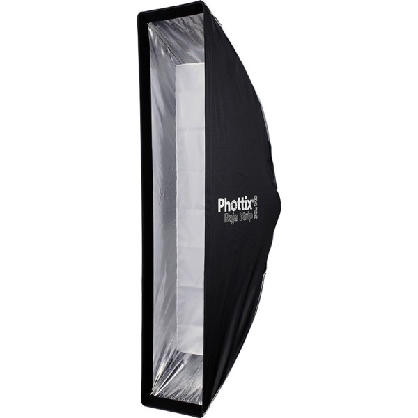 Phottix Raja Strip 30x140 cm, Softbox tip umbrela cu Grid, montura Bowens