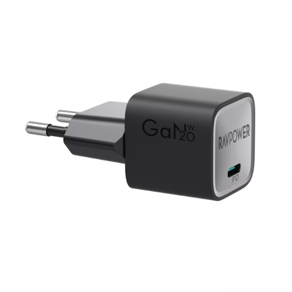 RAVPower RP-PC1055, Incarcator 20W GaN PD, USB-C