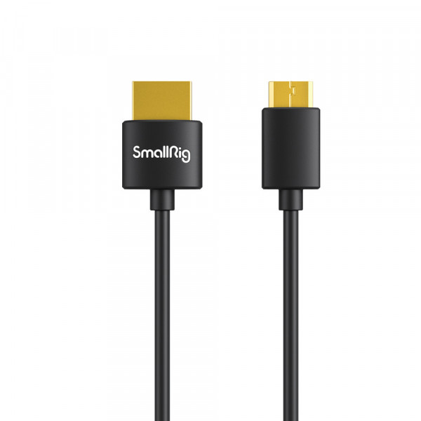 SmallRig 3040, Cablu HDMI 4K Ultra Slim (C către A), 35cm