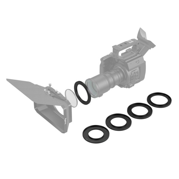 SmallRig 3410 Set Inele Reductor (67, 72, 77, 82, 86mm - 114mm) Pentru Matte Box 2660