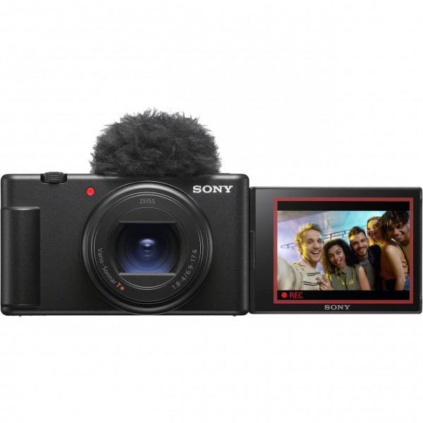Sony ZV-1 II, Aparat Foto Compact Vlogging 4K cu Obiectiv 18-50mm F1.8-4, Negru