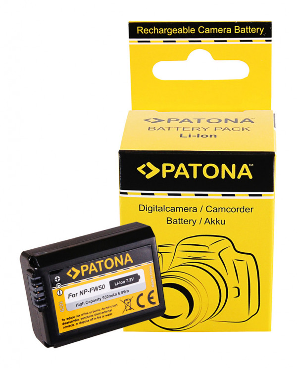 Acumulator replace PATONA pentru Sony NP-FW50 950mAh 7.2V