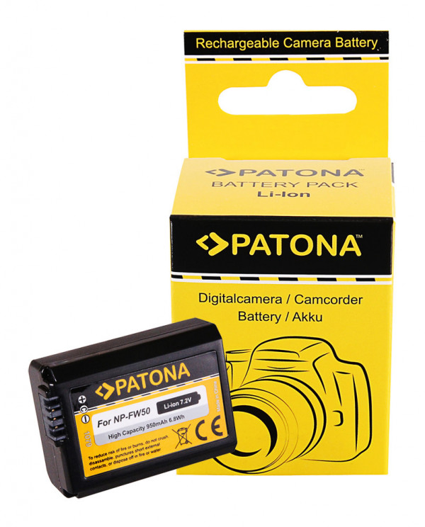 Acumulator replace PATONA pentru Sony NP-FW50, tip Sony NPFW50