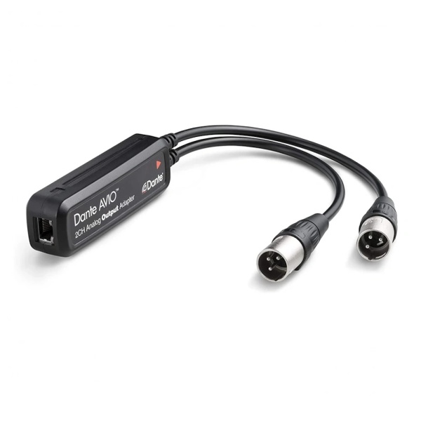 Audinate Dante AVIO ADP-DAO-AU-0X2, Adaptor iesire XLR pentru Retele Audio Dante