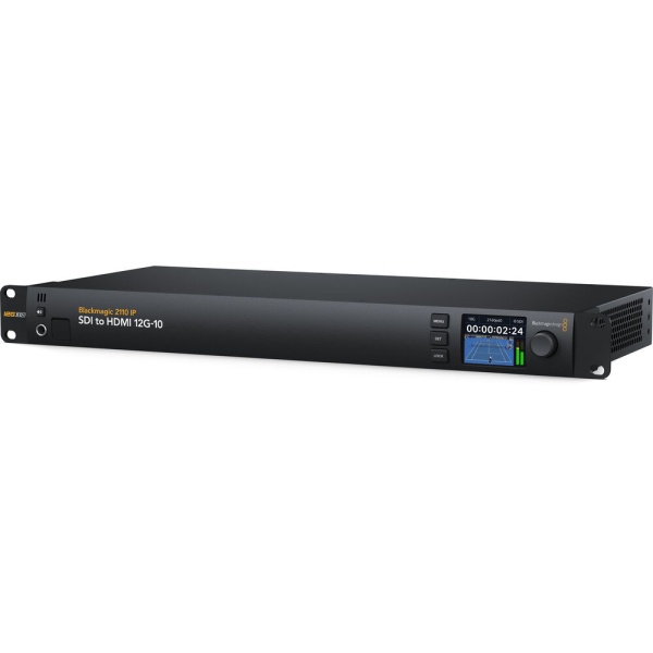 Blackmagic Design 2110 IP SDI to HDMI 12G-10 Converter cu 10 iesiri audio XLR