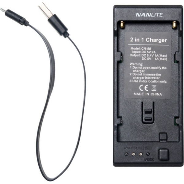 Incarcator Nanlite CN-58 pentru acumulatori Sony NP-F
