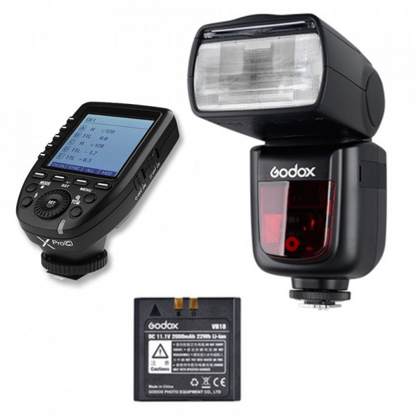 Kit Blit Godox Speedlite V860II Nikon si Transmițător X-PRO
