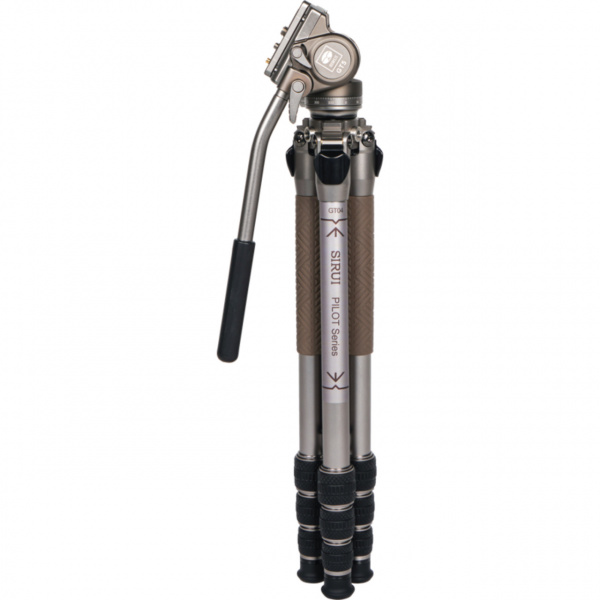 Kit trepied aluminiu cu cap video SIRUI CT04+GT5 (Gri)