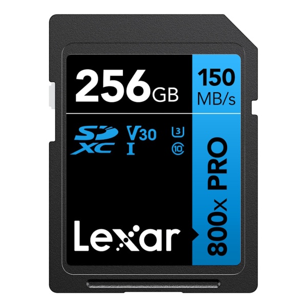 Lexar Blue 256GB, SDXC UHS-I, R150/W45, V30, U1, 800x - Card de Memorie