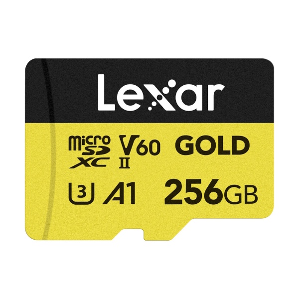 Lexar microSDXC Gold 256GB, UHS-II/U3/A1, R280/W180 (V60) - Card de memorie pentru 4K UHD